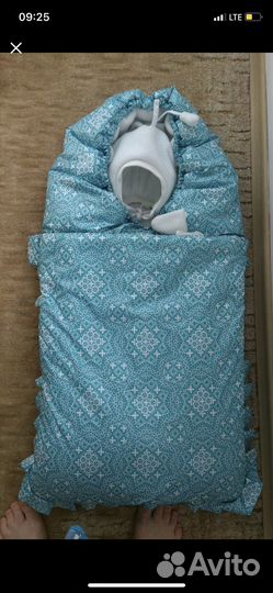 Конверт на выписку для младенца зимний