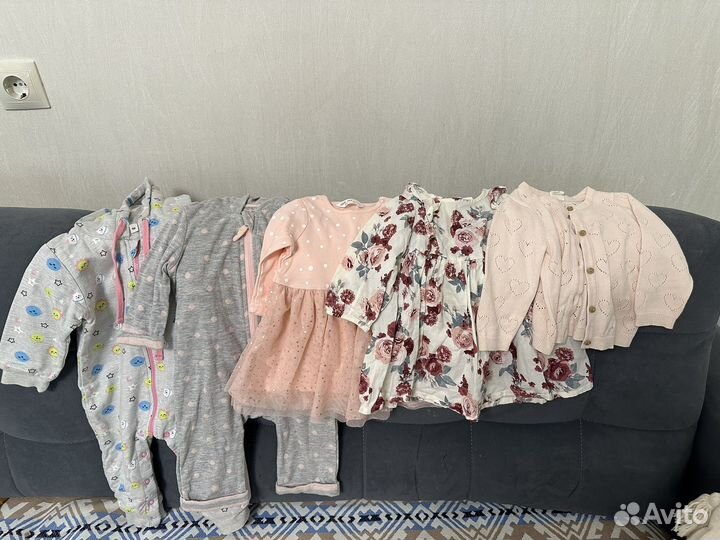 Вещи пакетом для девочки 68 размера