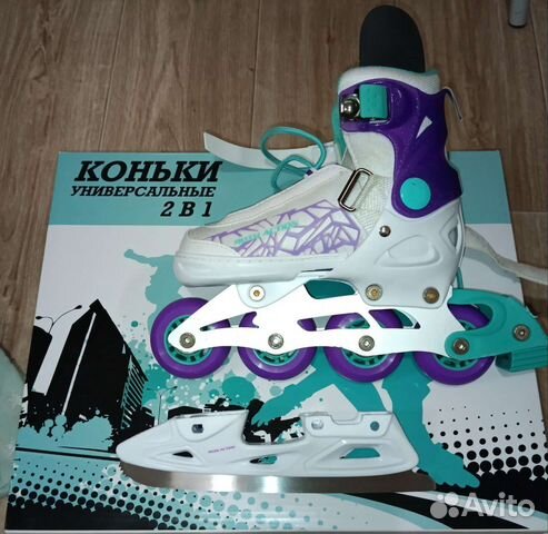 Роликовые коньки детские раздвижные