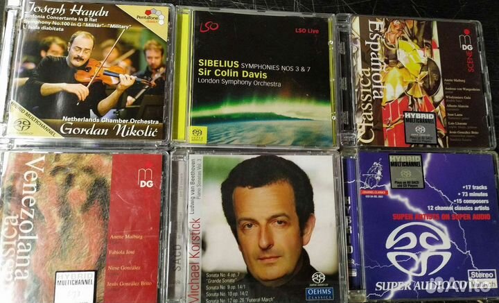Классика на sacd Mahler Handel Beethoven CD