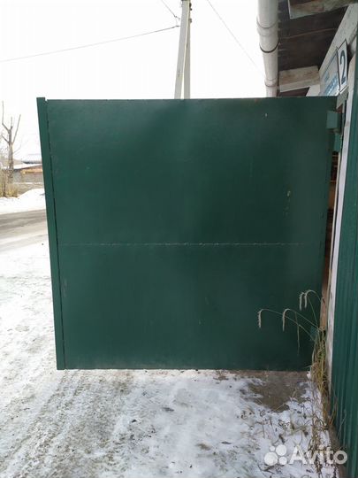 Ворота гаражные металлические бу