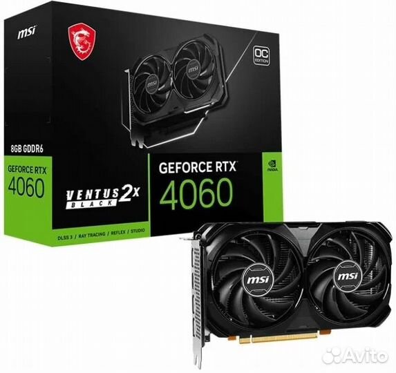 Видеокарта MSI GeForce RTX 4060 8 гб (наличие мск)