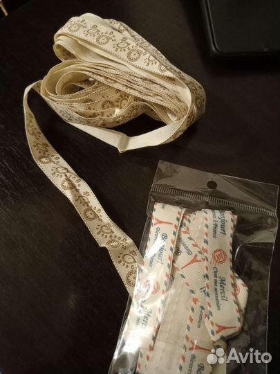 Хлопковая лента для рукоделия и подарков