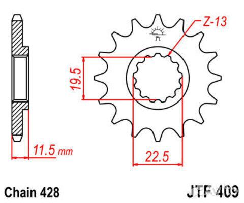 Звезда ведущая JTF409 14