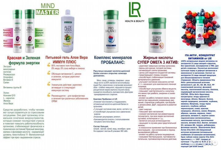 Алоэ Вера Питьевой Гель Мед лр