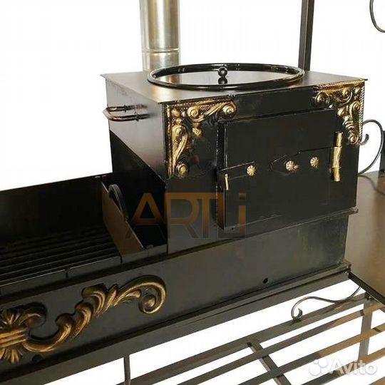 Мангал с крышей 