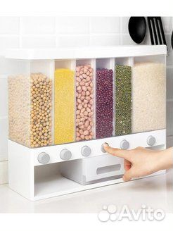 Диспенсер-контейнер кухонный для сыпучих круп