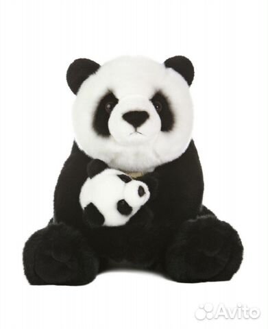 Панда с детенышем 