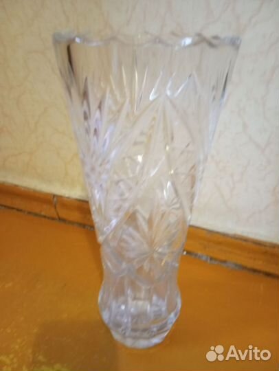 Ваза хрустальная СССР высокая