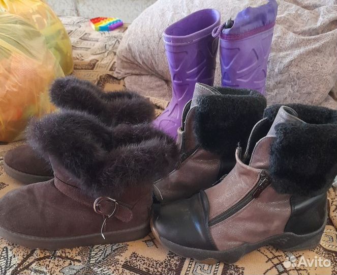 Обувь для девочки угги 31,ботинки 36,сапоги рез35