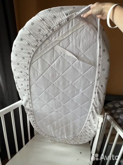 Детская кроватка овал новая