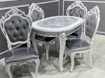 Столы и стулья столовый набор "Розалия"