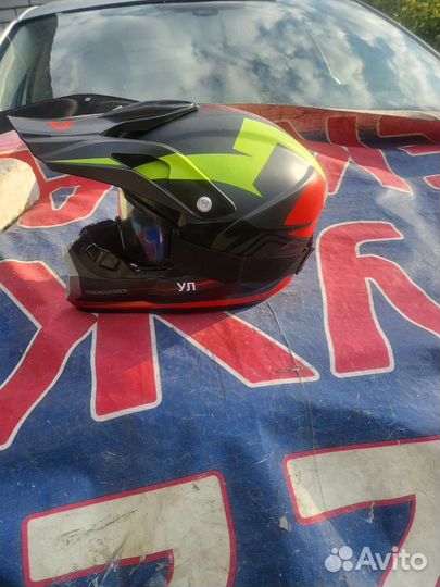 Мотошлем кроссовый бу