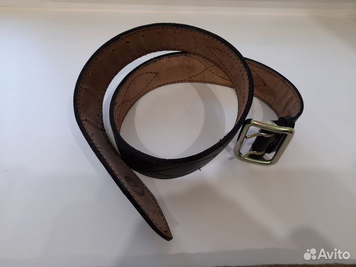 Ремень кожаный офицерский
