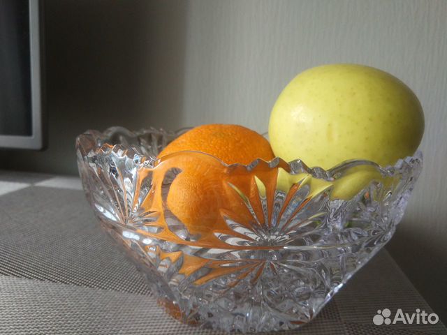 Конфетница (салатница) хрусталь