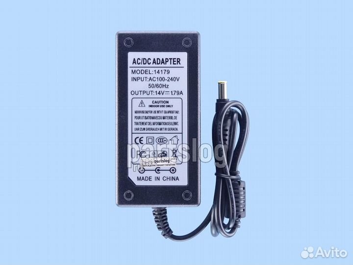 Блок питания для монитора 14V 1.79A 6.5x4.4mm 25W