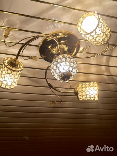 Люстра потолочная бу