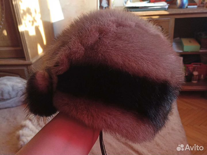 Шапка норковая женская