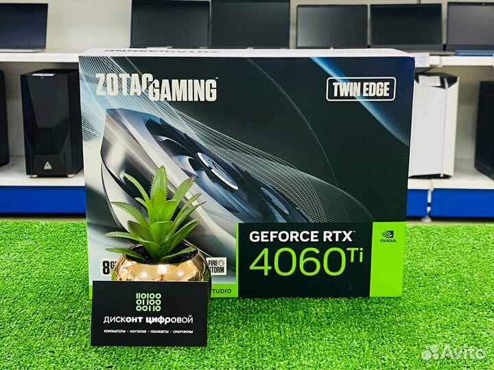 Видеокарта zotac GeForce RTX 4060 Ti 8GB Twin Edge