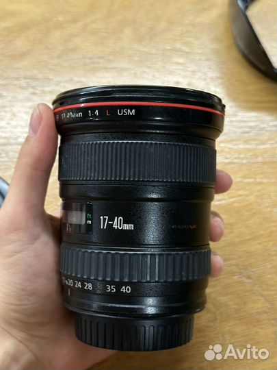 Объектив canon ef 17 40 4L