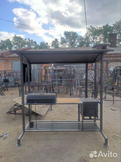 Мангальная зона лофт