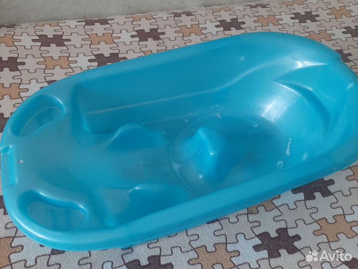 Ванночка для купания с горкой