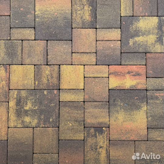 Тротуарная плитка, укладка x-4321