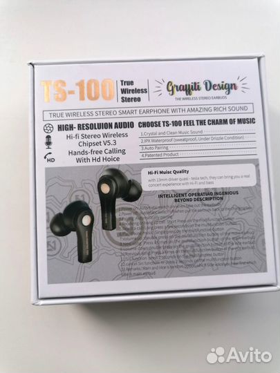 Наушники беспроводные с микрофоном, USB Type-C, че