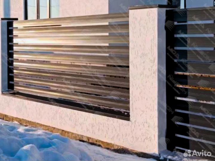 Забор Ранчо горизонтальный