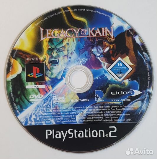 PS2. Legacy of Kain Defiance. Лицензия