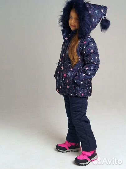 Зимний комбинезон для девочки PlayToday