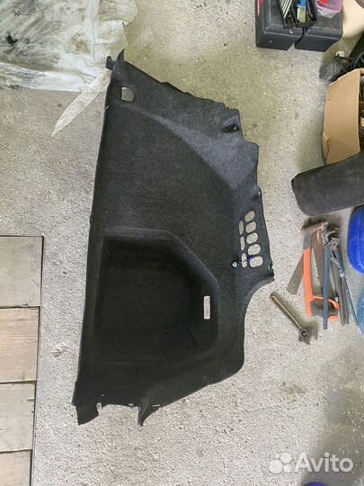 Обшивка багажника passat b6, утеплитель капота