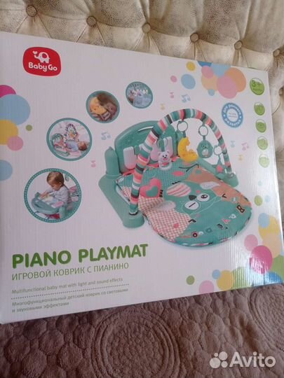 Игровой коврик с пианино piano playmat