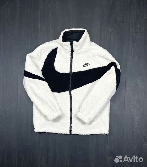 Куртка весенняя двухсторонняя Nike барашка
