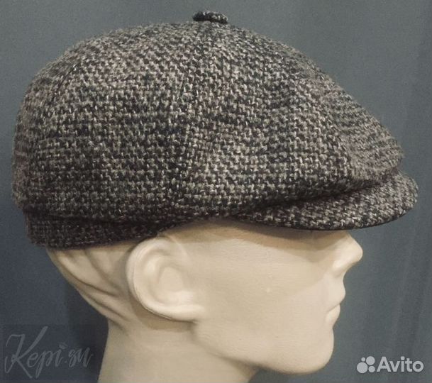 Кепка восьмиклинка мужская коричневая восьмиклинка