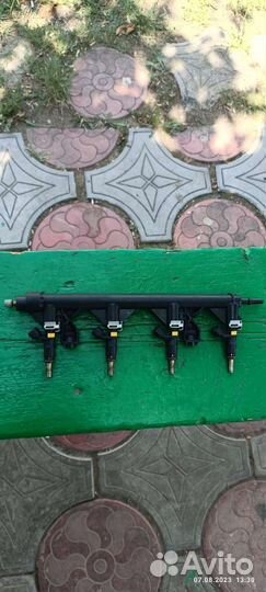 Рампа с форсунками на Пежо 308