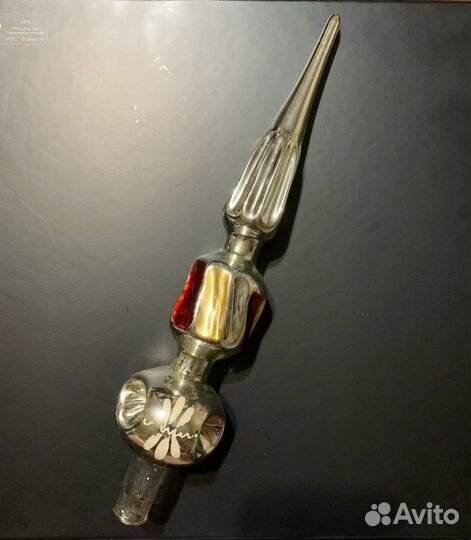 Макушка Навершие Звезда Елочная игрушка СССР