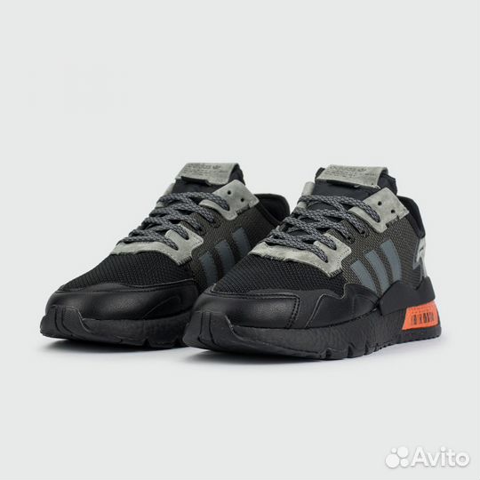 Кроссовки Adidas Nite Jogger Black Grey virt