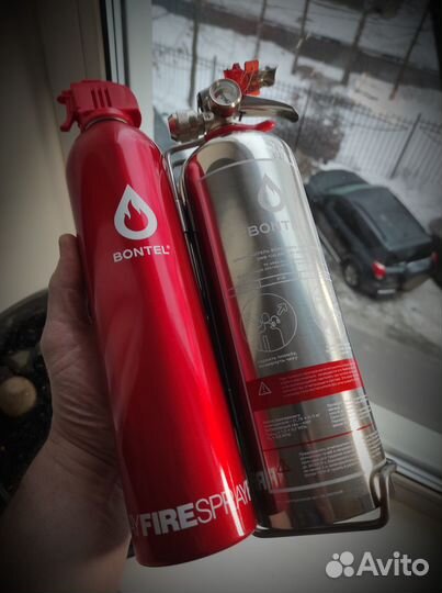 Набор огнетушителей Bontel (1 л. + спрей 600 мл.)