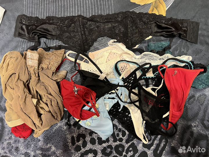 Стринги 13шт, пояс, чулки