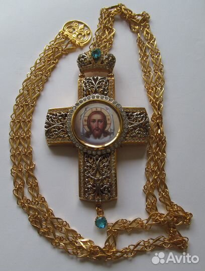 Крест наперсный с цепью