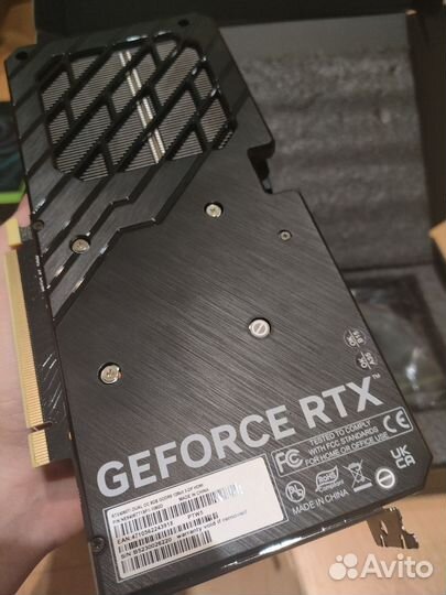 Видеокарта Palit geforce RTX 4060Ti Dual OC