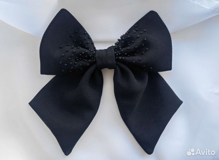 Большой бант-заколка для волос