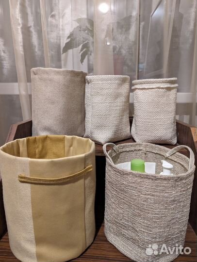 Корзинка из ткани