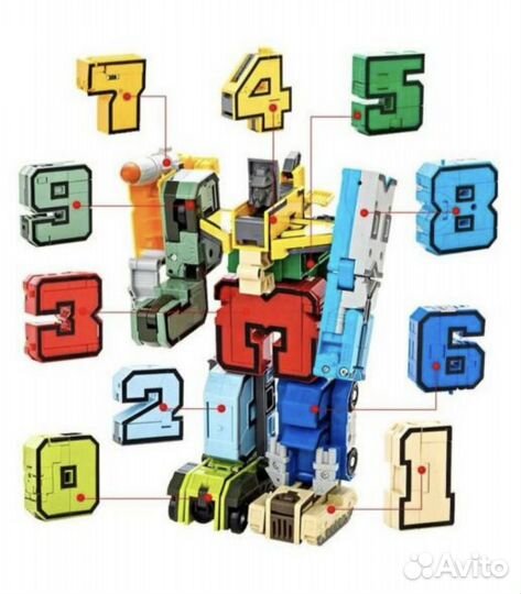 Цифры трансформеры, новый набор