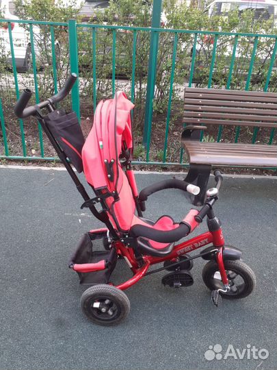 Детский велосипед с ручкой бу