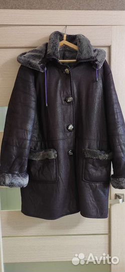 Дубленка натуральная женская 52