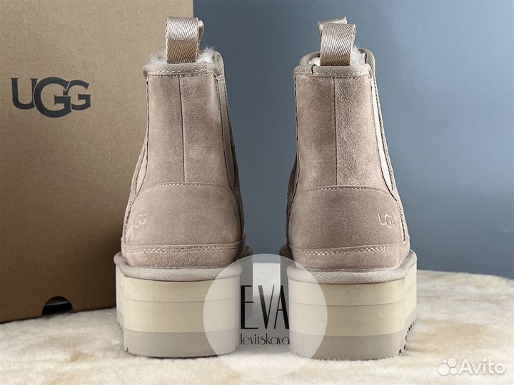Женские угги на платформе Ugg Neumel Chelsea Sand