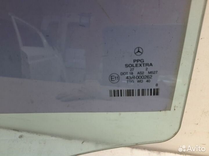 Стекло двери заднее левое Mercedes-Benz E-Class