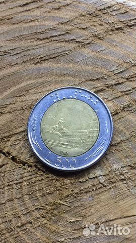 Италия 500 лир 1983 год биметалл